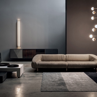 意大利BAXTER品牌 现代布艺沙发茶几电视柜