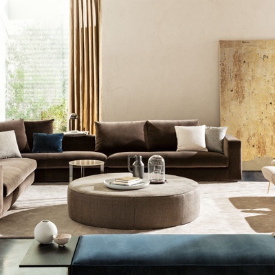 意大利Molteni&C品牌 现代专转角沙发组合