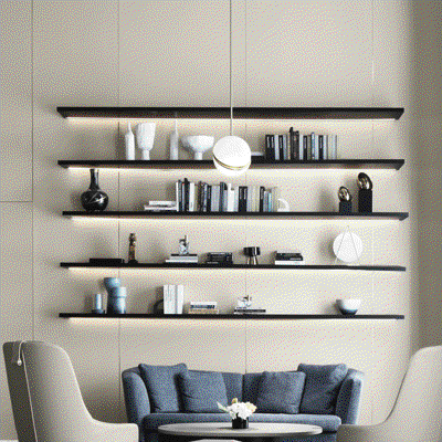 于强设计 现代洽谈区沙发组合