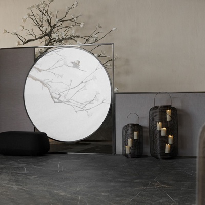 元禾大千设计 新中式屏风隔断