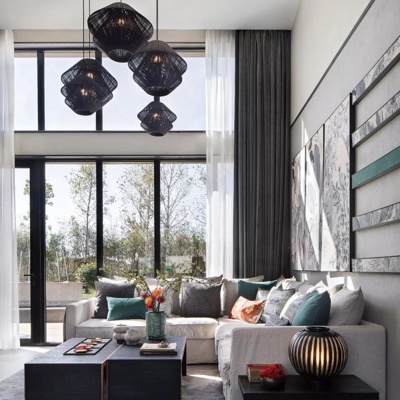 布鲁盟设计 现代混搭客厅