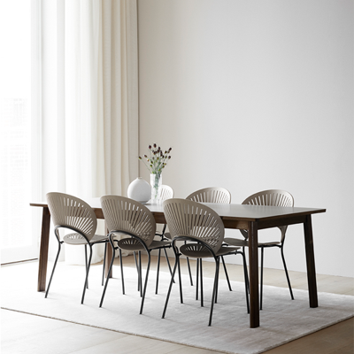丹麦Fredericia品牌  北欧餐桌椅组合