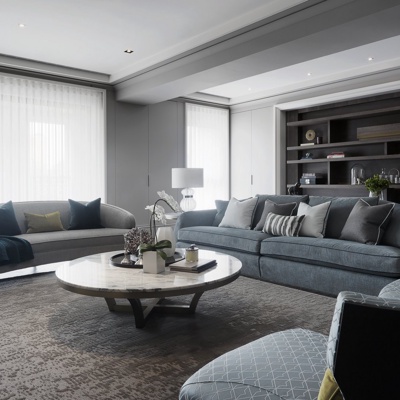 珥本设计 现代客厅沙发