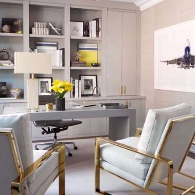 Anne Hepfer设计  后现代书房