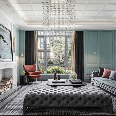 HCD柏年印象设计 简欧轻奢客厅