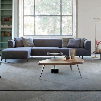 意大利Cassina品牌 现代布艺组合沙发茶几