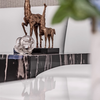 CCP杭州空间摄影 新中式金属长颈鹿摆件