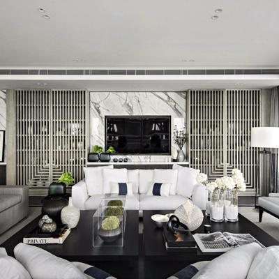 kelly hoppen 现代客厅