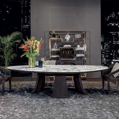 意大利LONGHI品牌 现代餐桌椅