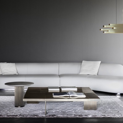 意大利RUGIANO品牌 现代弧形沙发组合