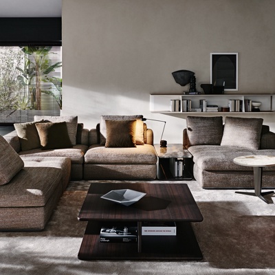 意大利Molteni&C品牌  现代转角沙发组合