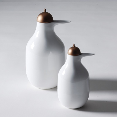 意大利BOSA品牌 现代金属陶瓷鹈鹕器皿