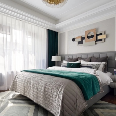 飞视设计 现代卧室主人房