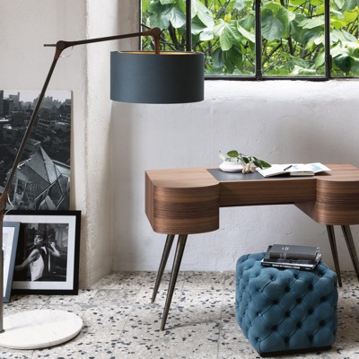 意大利porada品牌 北欧实木书桌椅组合