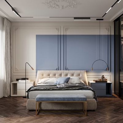 现代卧室主人房