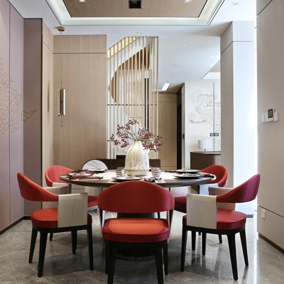 天鼓设计 新中式餐厅