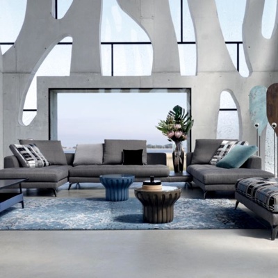 意大利Minotti品牌 现代转角沙发组合