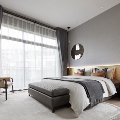 蜜尔设计 现代卧室主人房