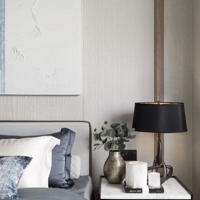 达文设计 现代实木床头柜摆件