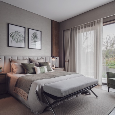 元禾大千新作 自然风卧室