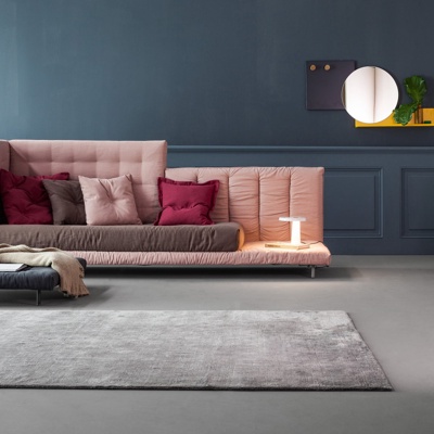 意大利Bonaldo品牌 北欧布艺高背沙发