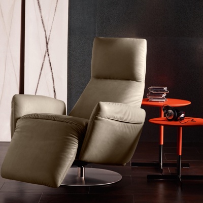 意大利Poltrona Frau品牌 现代旋转按摩单人沙发