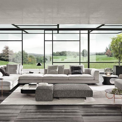 意大利MINOTTI品牌现代沙发组合