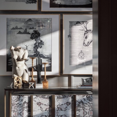 布鲁盟 新中式端景台摆件