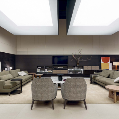 意大利Poliform品牌 现代布艺沙发组合