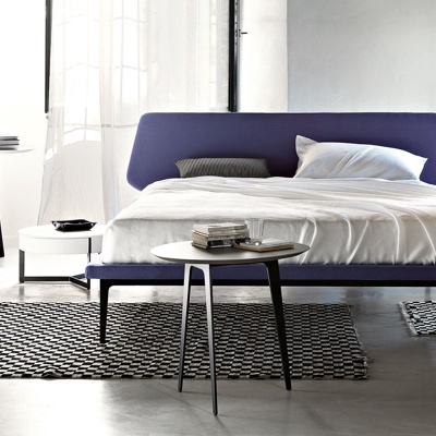 意大利Lema品牌  现代布艺双人床