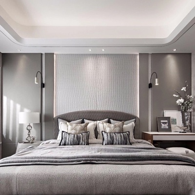 YORO御融设计 现代卧室双人床