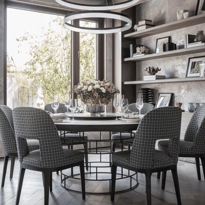 木田设计 现代别墅餐厅