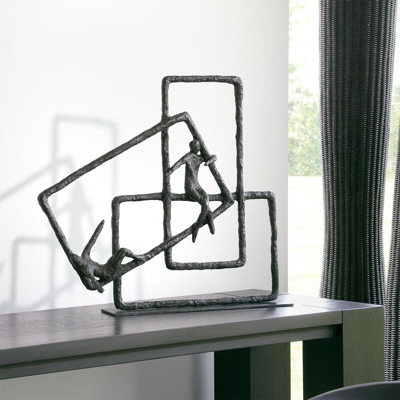 比利时GARDECO品牌 现代铁艺抽象雕塑摆件