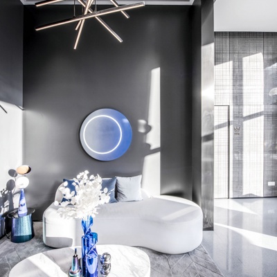 乐尚设计 现代售楼处VIP室3d模型