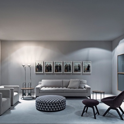 意大利Meridiani 现代客厅沙发茶几