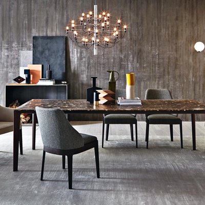 意大利Molteni&C品牌  现代餐桌椅吊灯