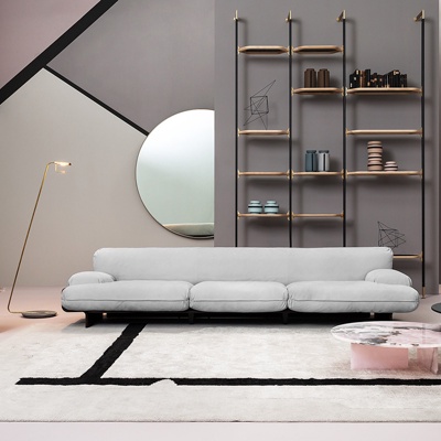 意大利BAXTER品牌 现代布艺沙发茶几装饰架