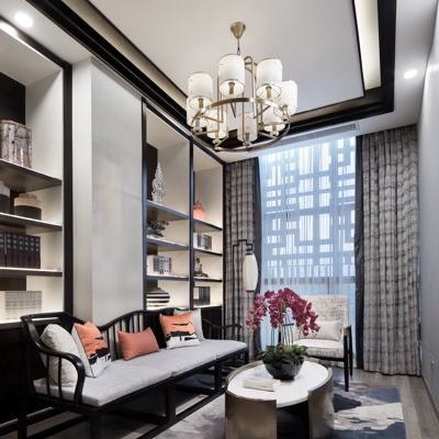 伊派设计 新中式售楼处VIP接待室2