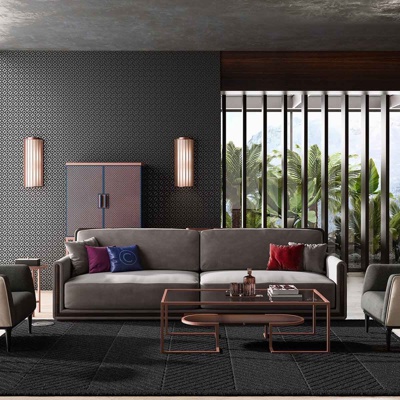 意大利CIPRIANI HOMOOD品牌 现代布艺沙发组合