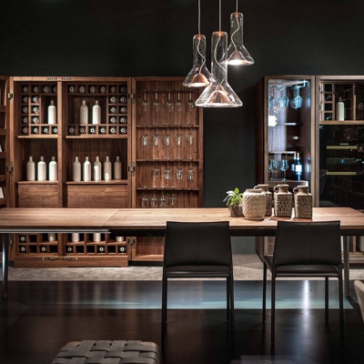 意大利RIVA1920品牌 现代实木餐桌椅