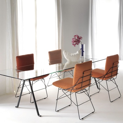 意大利driade品牌  现代玻璃餐桌椅