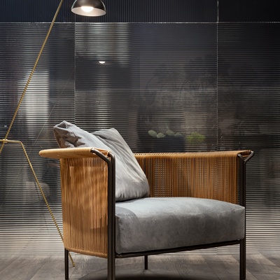 意大利LEMA品牌 现代藤编单人沙发