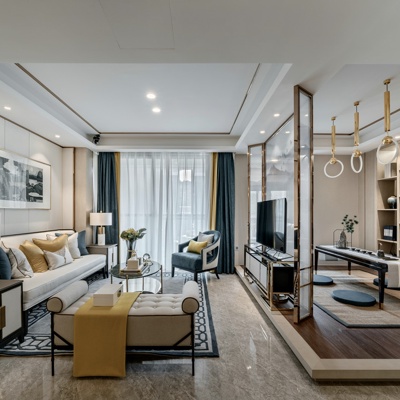 品悦公装 新中式客厅