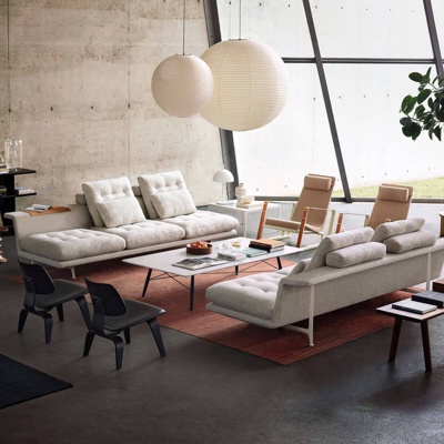 瑞士vitra品牌 现代布艺沙发组合