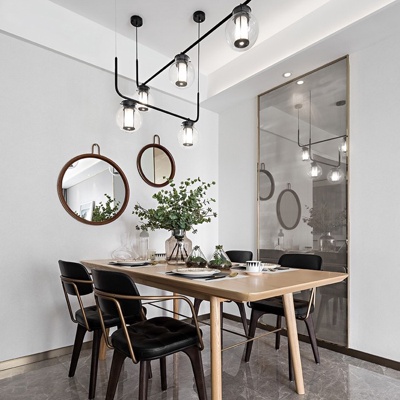 戴勇设计 现代实木餐桌椅