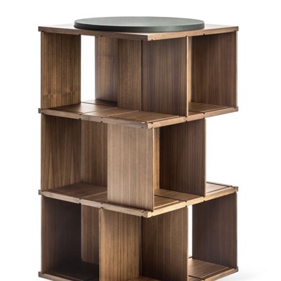 意大利Poltrona Frau品牌品牌 现代实木书柜角柜