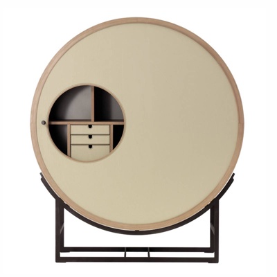 意大利DIMENSIONE CHI WING LO®品牌 新中式禅意圆形边柜