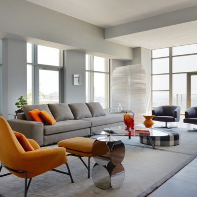 意大利Minotti品牌 现代客厅沙发组合