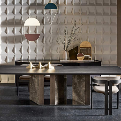 意大利Gallotti&Radice品牌 现代金属餐桌椅