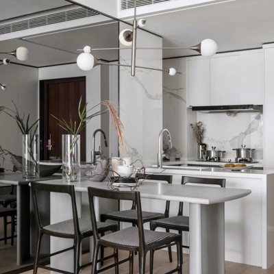 库玛设计 现代餐厅厨房